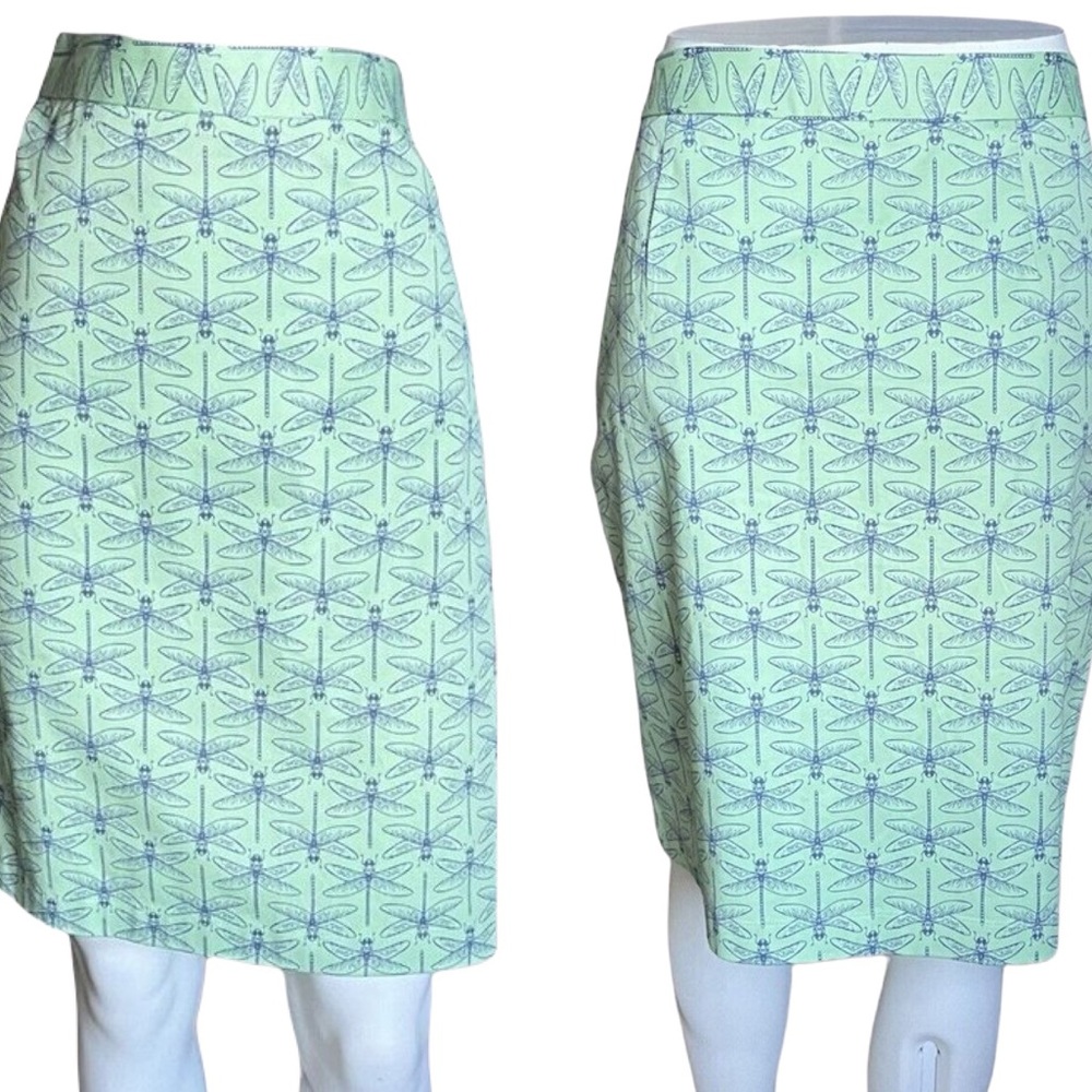 Brooks Brothers Dragonflies Skirt NWT